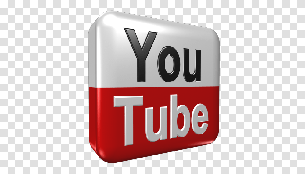 3d Youtube Logo Logo Youtube 3d, Text, Number, Symbol, First Aid Transparent Png