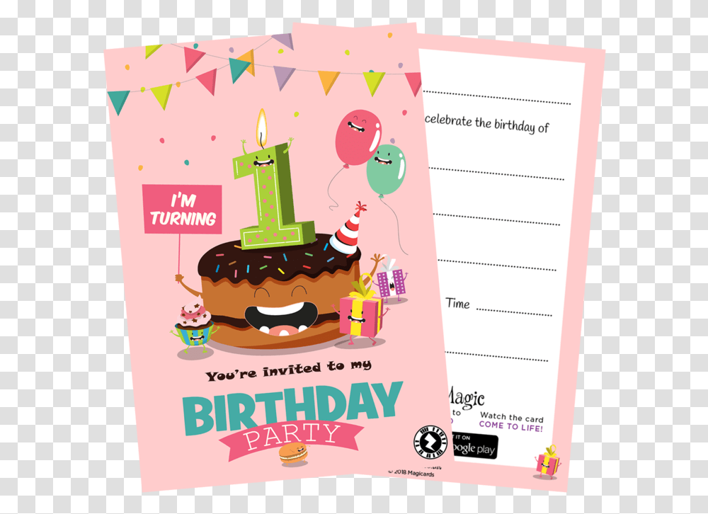 3rd Birthday Invitation Card, Advertisement, Flyer, Poster, Paper Transparent Png