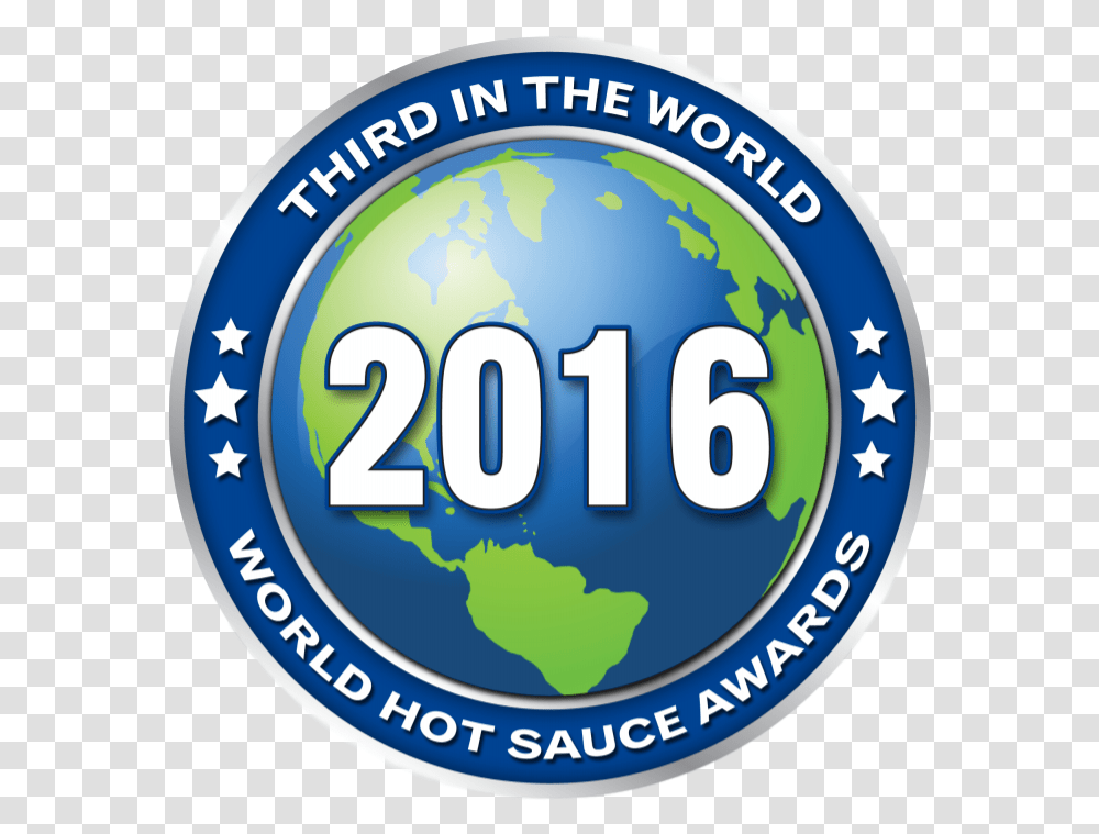 3rd Place At The World Hot Sauce Awards Earth Clip Art, Logo, Trademark, Badge Transparent Png