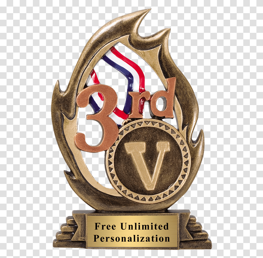 3rd Place Flame Trophy Basketball Awards, Logo, Trademark, Badge Transparent Png