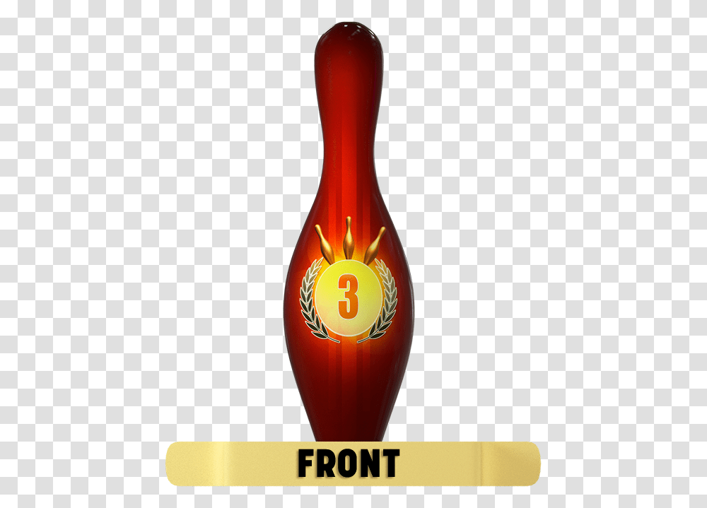 3rd Place Red Ten Pin Bowling, Ketchup, Food, Ball, Bottle Transparent Png