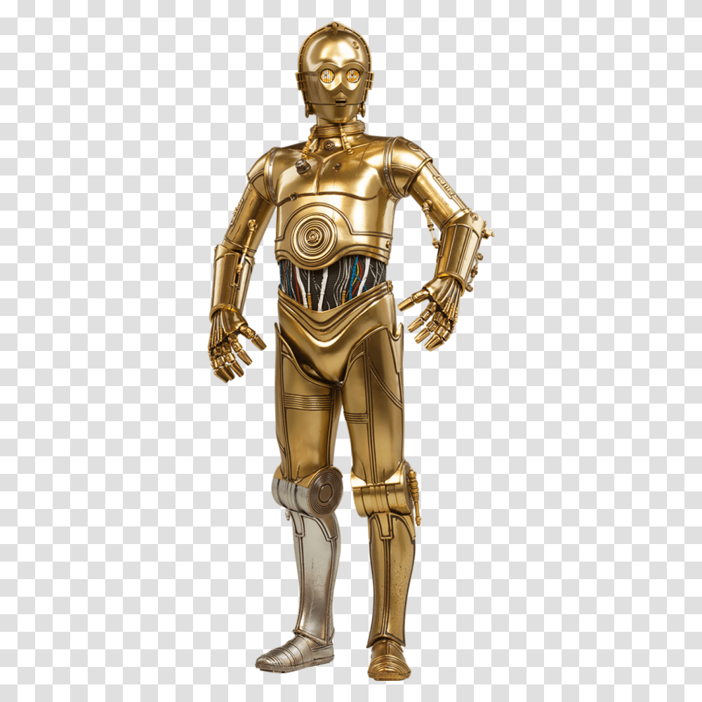 4 Image Cp 30 Star Wars, Bronze, Toy, Person, Human Transparent Png