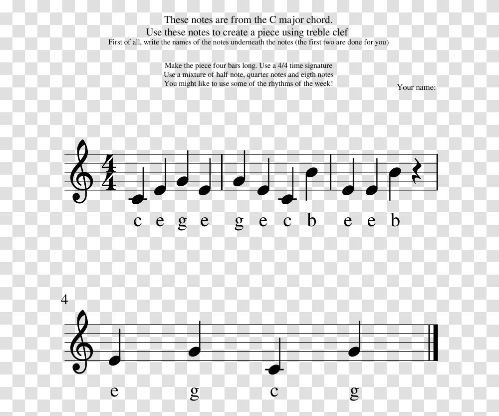 4 In Piano Notes, Gray, World Of Warcraft Transparent Png