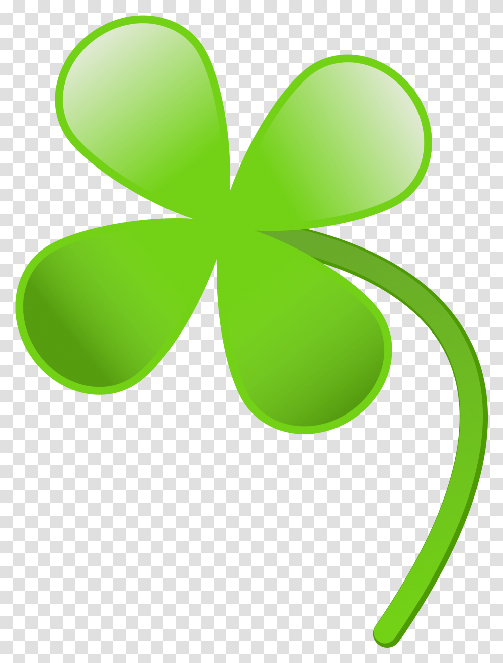 4 Leaf Clover & Clipart Free Download Ywd Four Leaf Clover Psd, Green, Plant, Symbol, Logo Transparent Png