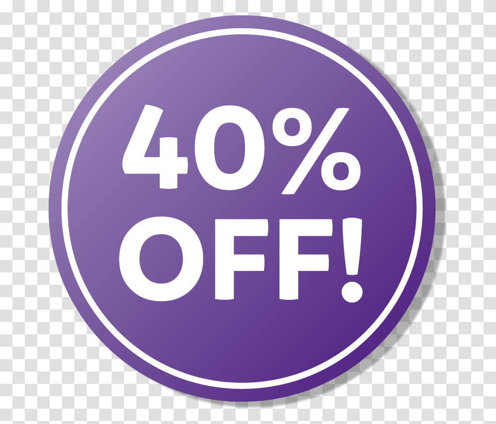 40 Off Saab, Purple, Logo Transparent Png