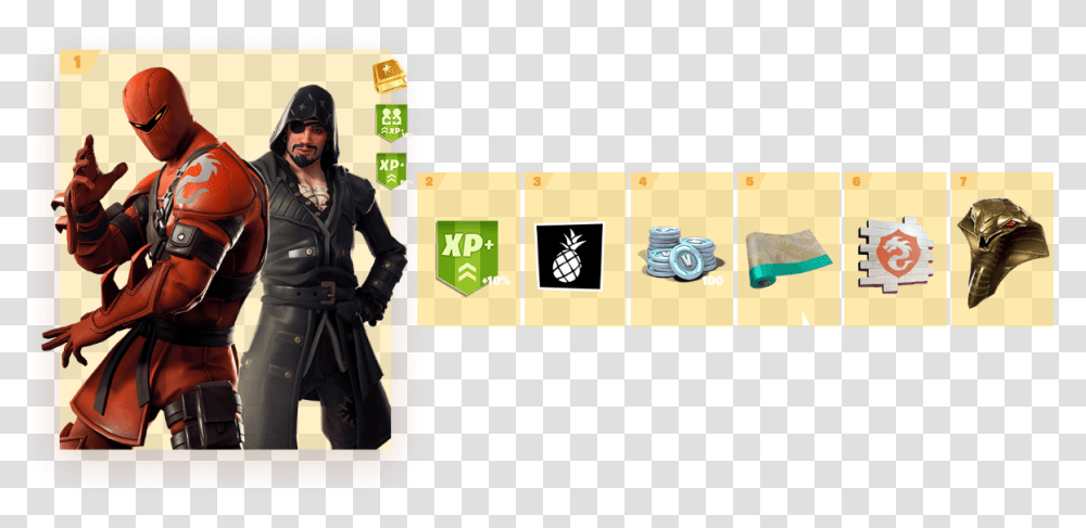 40 Patch Notes Fortnite Season 8 Battle Pass All Tiers, Person, Overcoat, Female Transparent Png