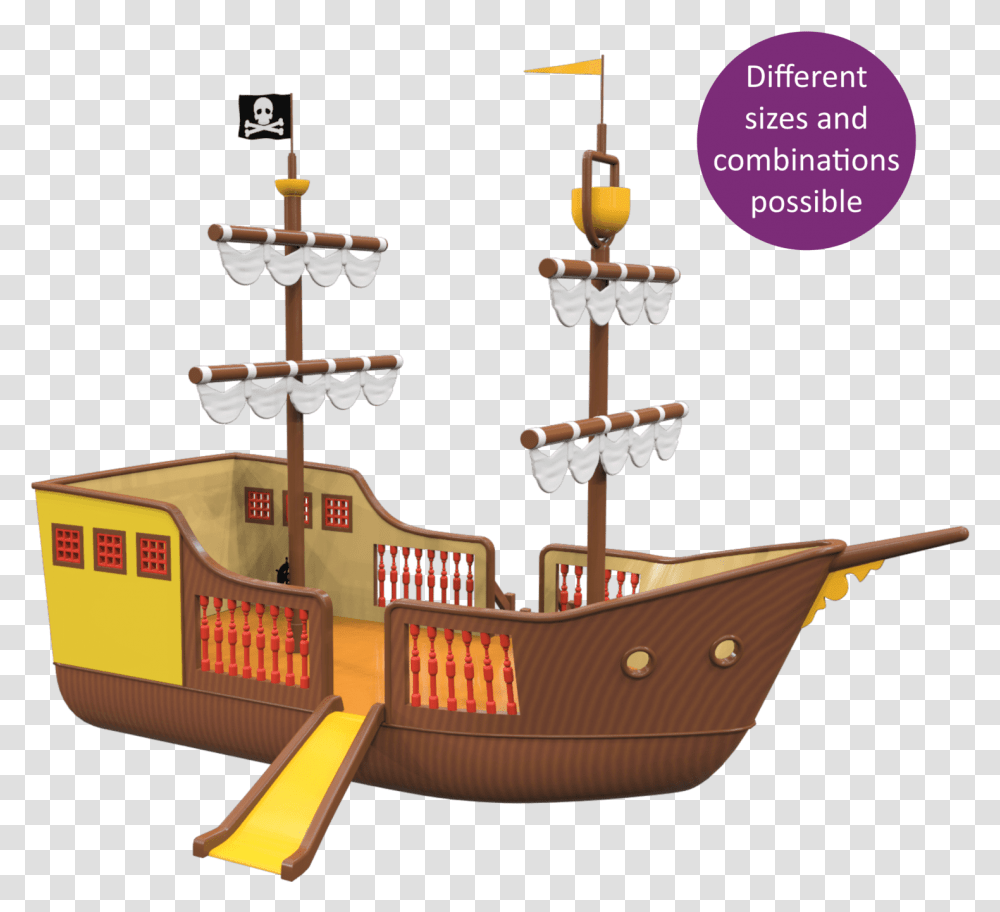4001 Pirate Ship Classic ButtonWidth, Vehicle, Transportation, Theme Park, Amusement Park Transparent Png