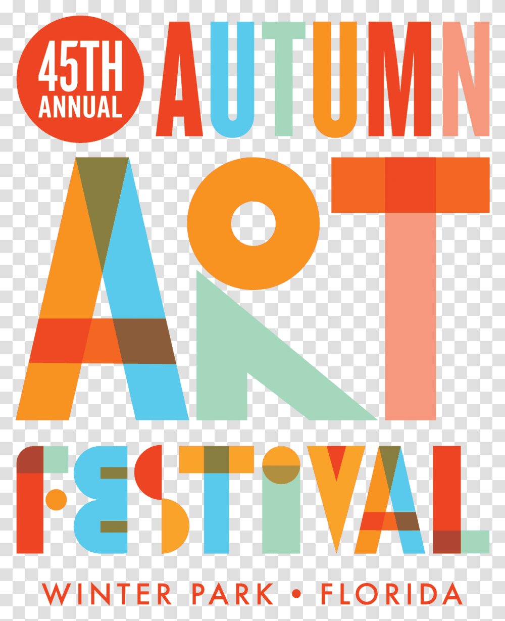 45th Annual Winter Park Autumn Art Festival Graphic Design, Word, Alphabet, Book Transparent Png