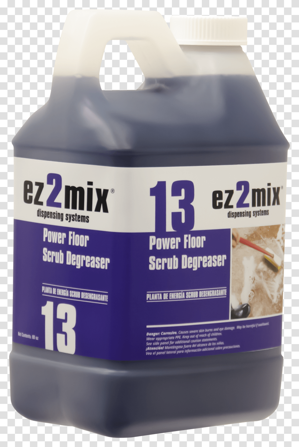 480 Power Floor Scrub Degreaser Bottle, Label, Syrup, Seasoning Transparent Png