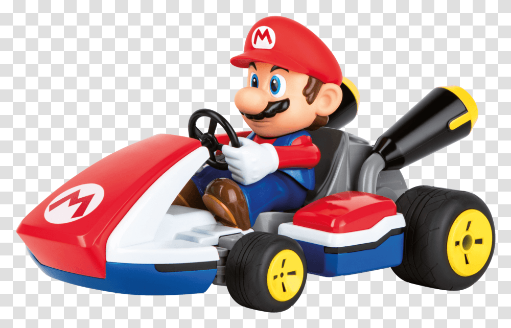 4ghz Mario Mario Kart Mario Car, Vehicle, Transportation, Toy, Lawn Mower Transparent Png