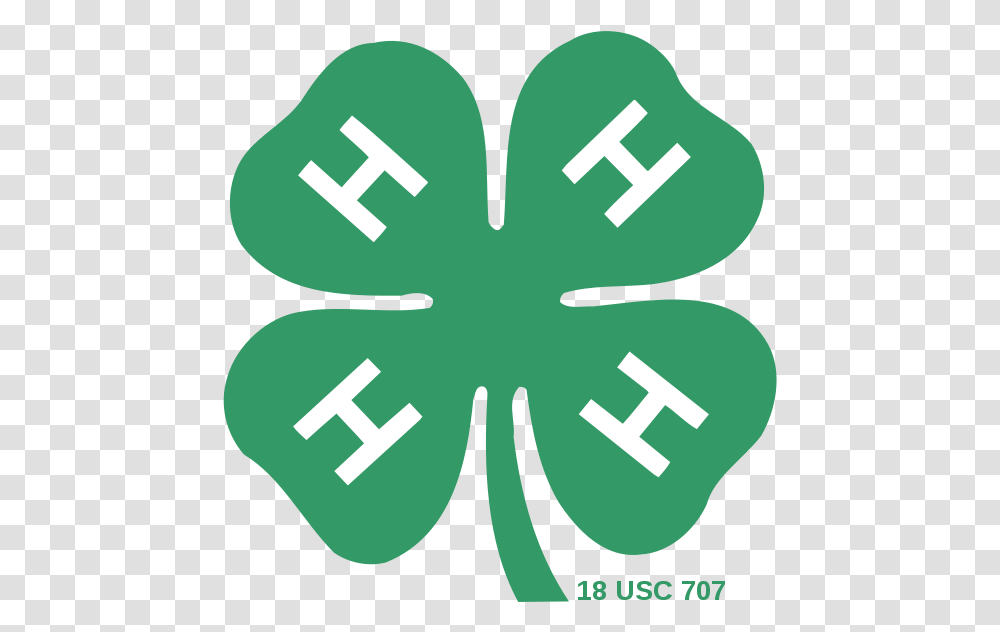 4h 4 Leaf Clover, Green, Recycling Symbol, First Aid Transparent Png