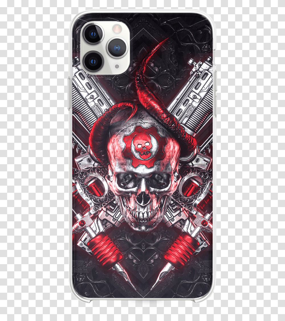 4k Gears Of War Logo Art Iphone 11 Pro Max Case Iphone Gun Wallpaper Hd, Graphics, Poster, Advertisement, Flyer Transparent Png