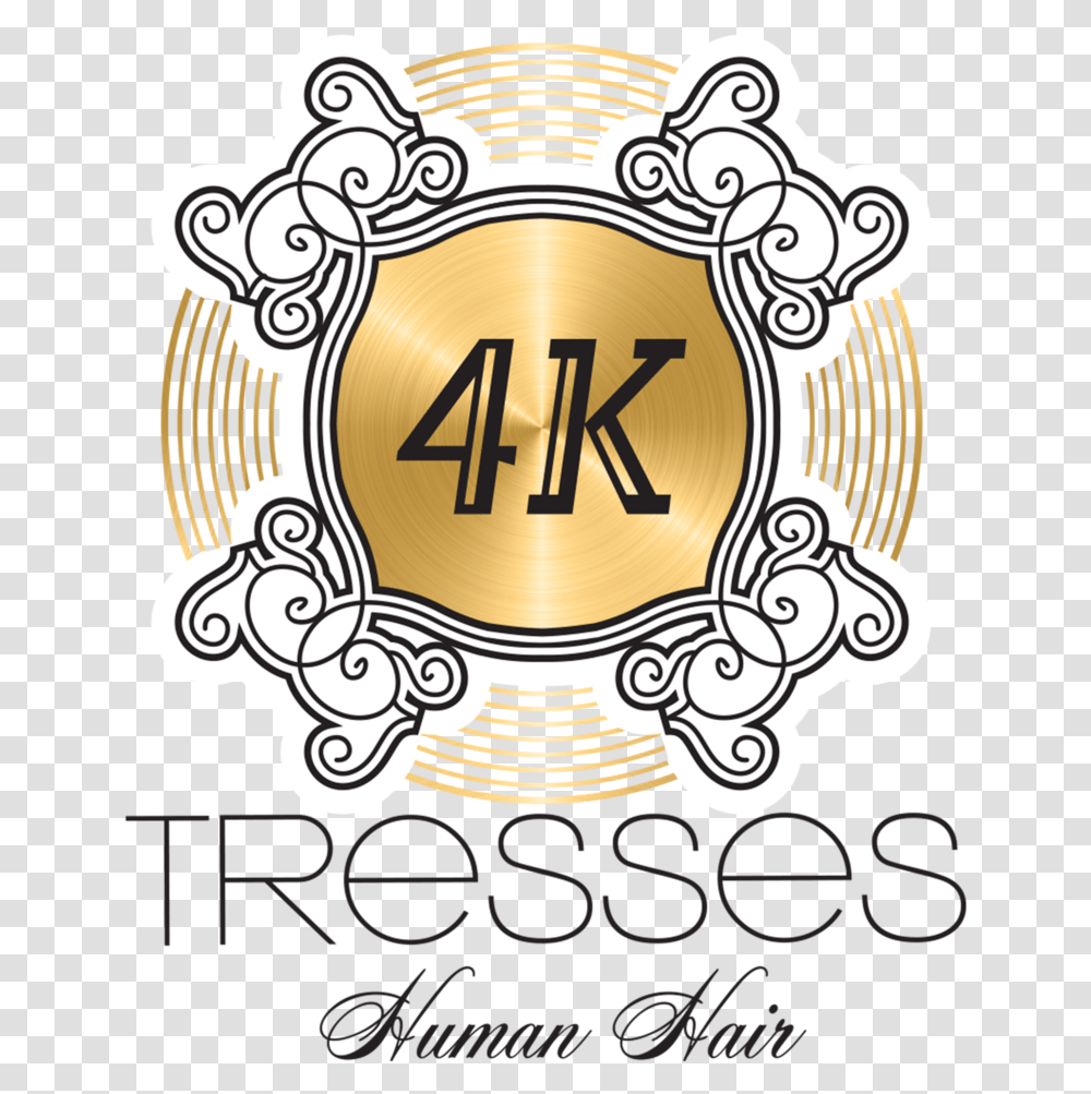 4k Tresses232x, Emblem, Logo, Trademark Transparent Png