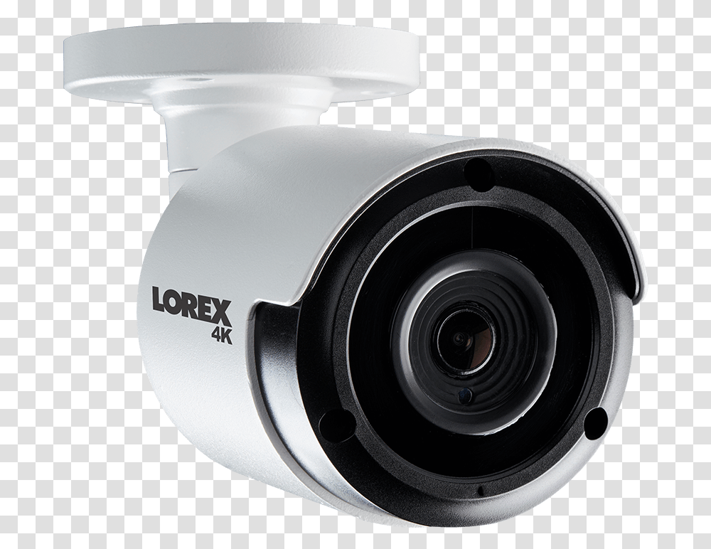 4k Ultra Hd Ip Nvr Security Camera System With Eight Lorex 4k Bullet Camera, Electronics, Video Camera, Webcam, Camera Lens Transparent Png