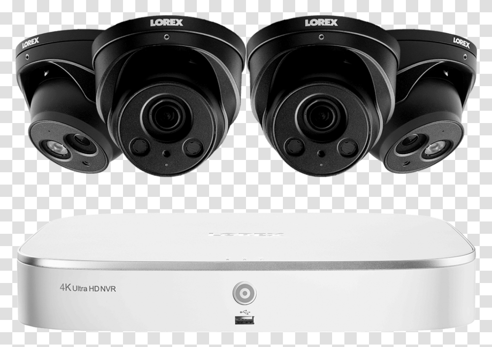 4k Ultra Hd Ip Nvr System With 2 8mp Motorized Zoom Camera, Electronics, Camera Lens, Security, Video Camera Transparent Png