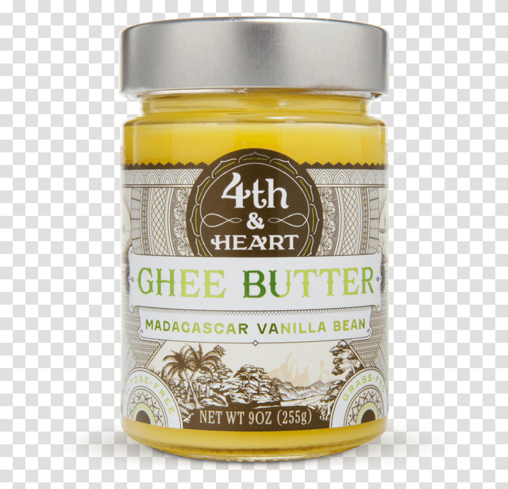 4th Amp Heart Vanilla Bean Ghee Butter 4th And Heart Ghee Butter, Food, Beer, Alcohol, Beverage Transparent Png