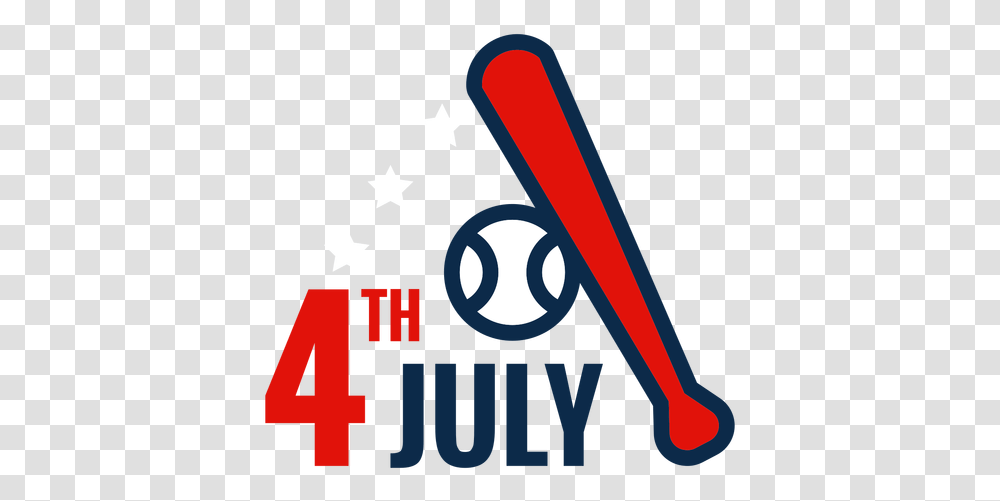 4th July Baseball Bat Icon & Svg Vector File 4 De Julio, Sport, Sports, Team Sport, Softball Transparent Png