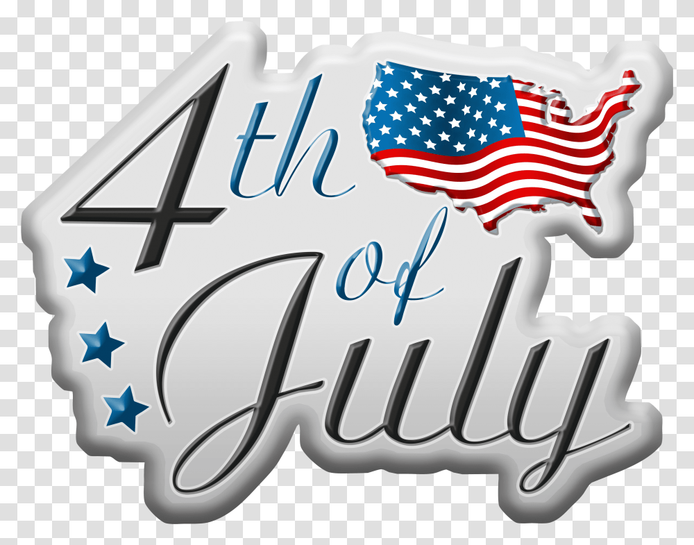 4th Of July Clip Art Image, Handwriting, Signature Transparent Png