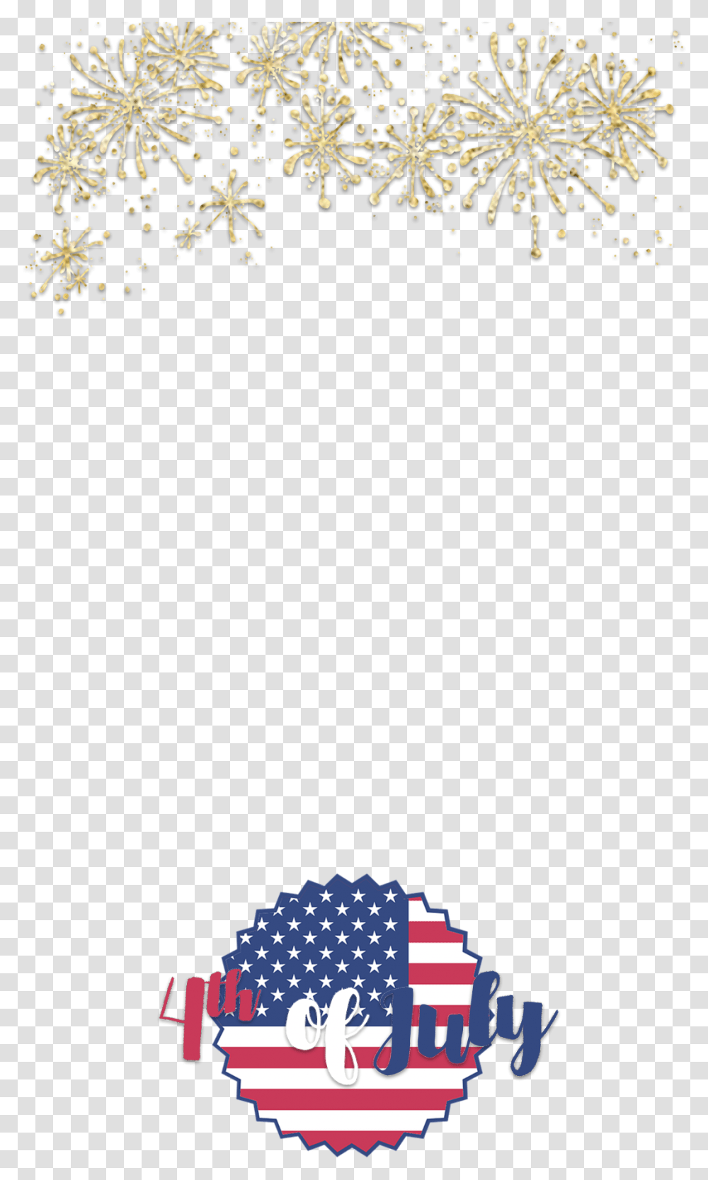 4th Of July Fireworks Fourth Snapchat Filter Flag Of The United States, Outdoors, Nature, Night, Rug Transparent Png