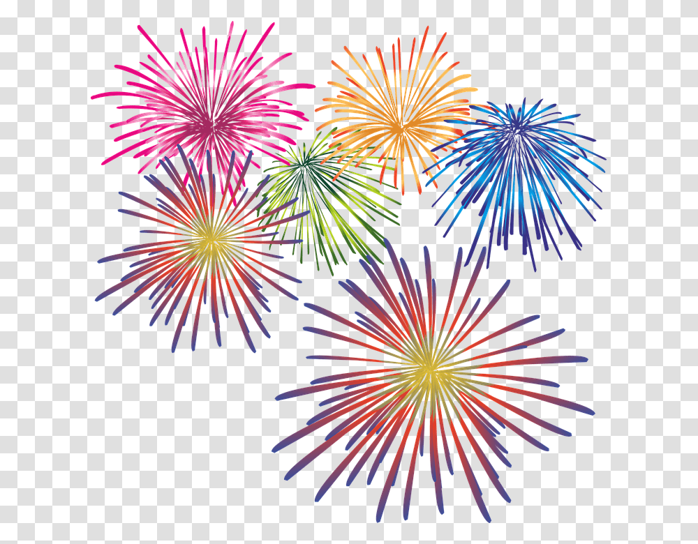 4th Of July Fireworks, Nature, Outdoors, Night, Purple Transparent Png