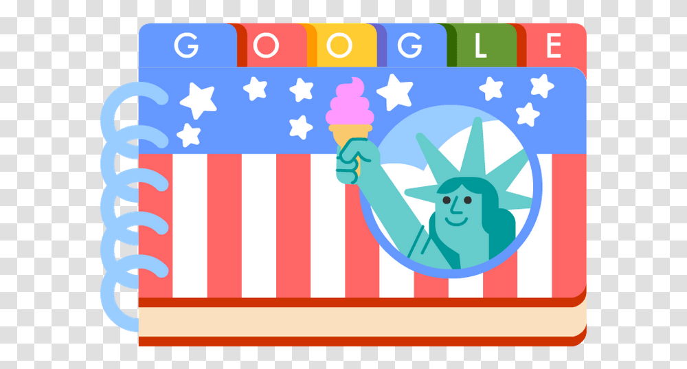 4th Of July Fourth Of July Google Doodle 2018, Advertisement, Poster Transparent Png