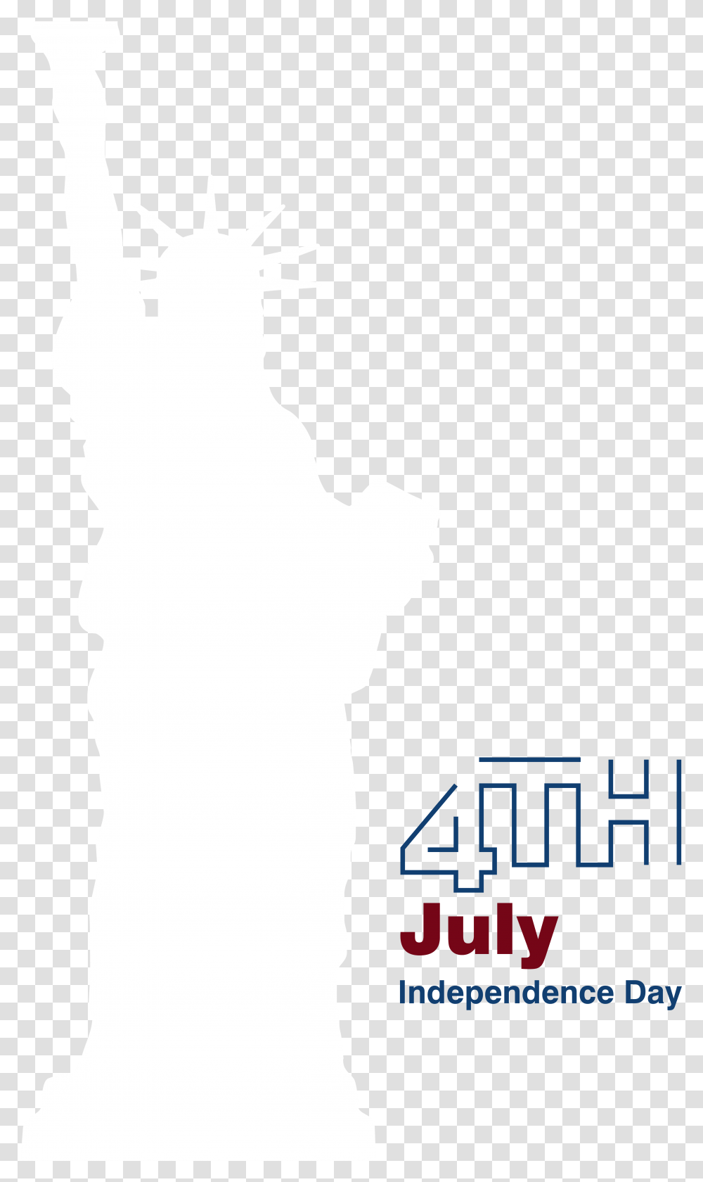 4th Of July Statue Of Liberty Clipart Jpg Library Stock Protect Freedom Pac, Silhouette, Person, Human, Stencil Transparent Png