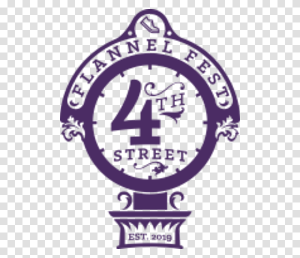 4th Street Flannel Fest Emblem, Number, Poster Transparent Png