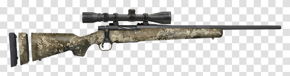 5 Creedmoor Mossberg Patriot Predator Strata Camo, Weapon, Weaponry, Gun, Rifle Transparent Png