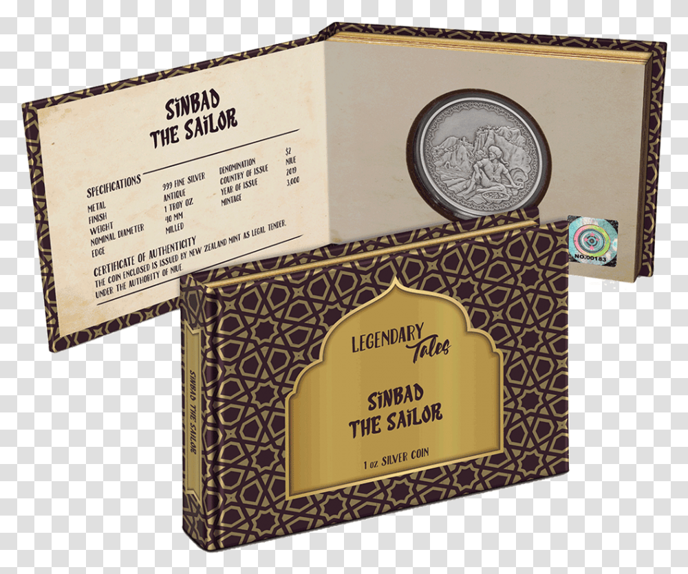 5 New Zealand Mint Ali Baba And The Forty Thieves, Label, Coin, Money Transparent Png
