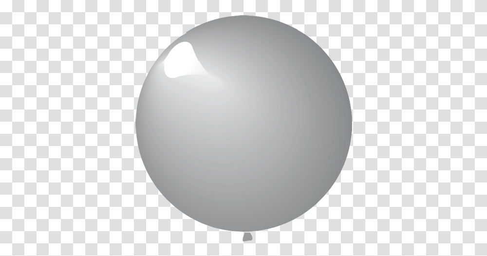 5 Round Metallic Silver 801 Latex Balloons Balloon Round Silver, Sphere, Accessories, Accessory, Pearl Transparent Png