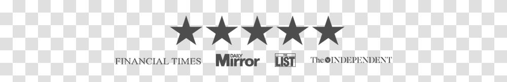 5 Stars Paper, Star Symbol Transparent Png