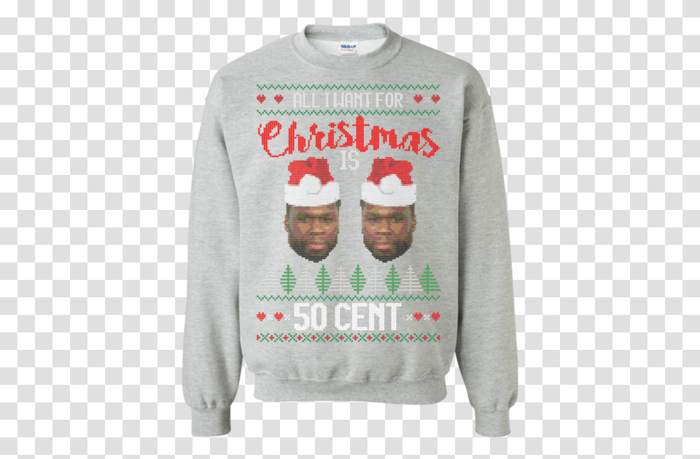 50 Cent Xmas Cc Best Friends Donuts And Coffee, Apparel, Sweater, Sweatshirt Transparent Png
