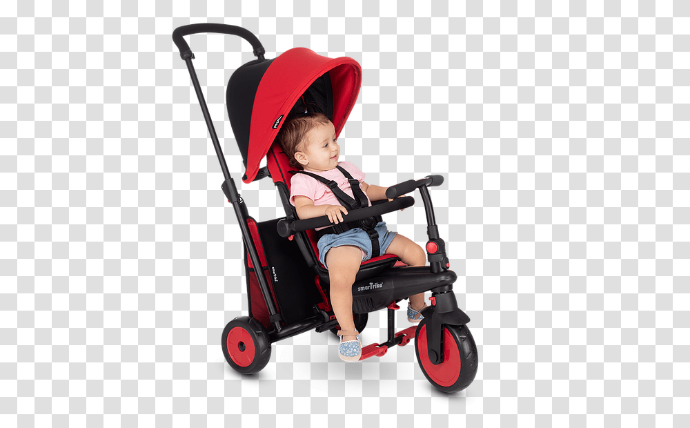 Red Kid Strap Smartrike Str3 Red, Person, Human, Lawn Mower, Tool Transparent Png