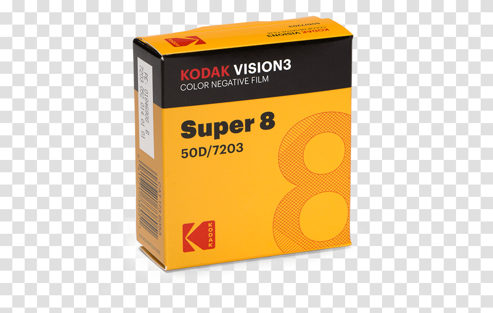 50d Color Negative Film Kodak Super 8 Film, Box, Carton, Cardboard, Label Transparent Png