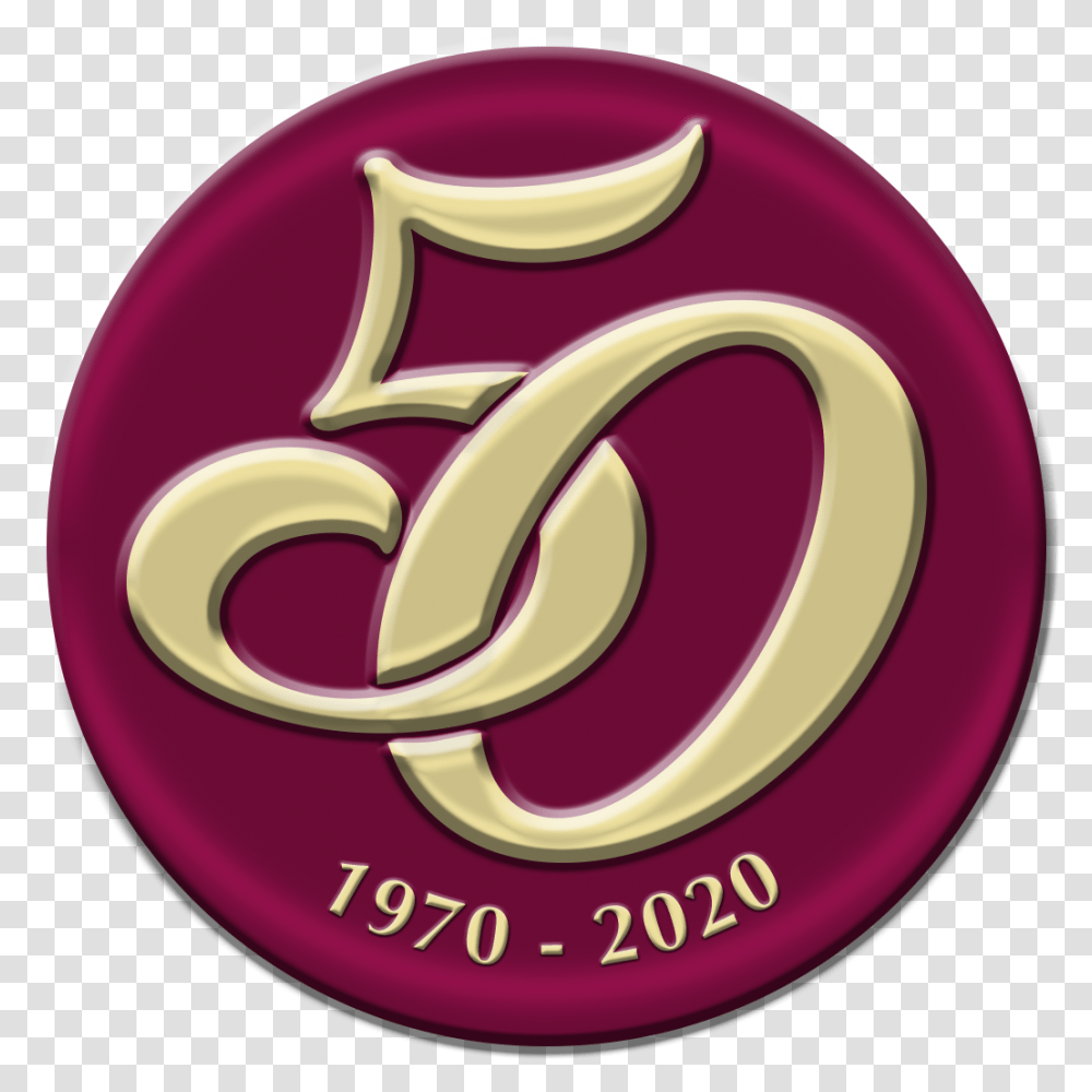 50th Anniversary 1970 2020, Logo, Trademark Transparent Png