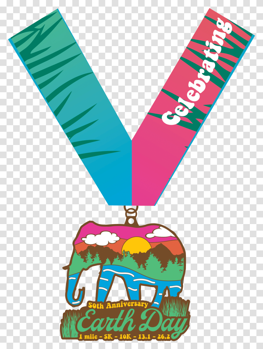 50th Anniversary Earth Day, Trophy, Gold, Gold Medal Transparent Png