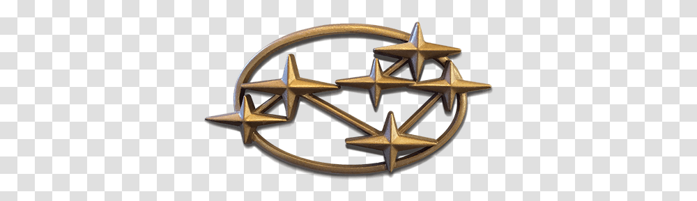 50th Anniversary Emblem, Symbol, Star Symbol, Cross, Gold Transparent Png