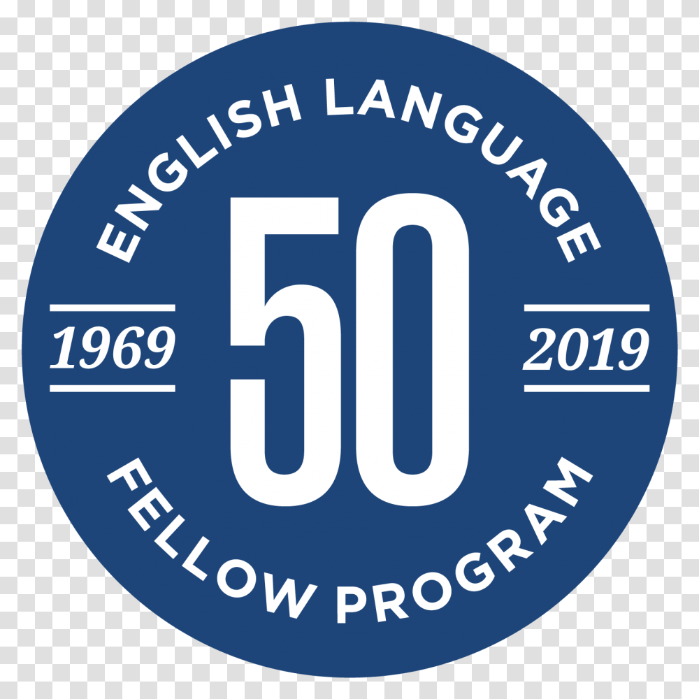 50th Anniversary English Language Programs Circle, Label, Text, Number, Symbol Transparent Png