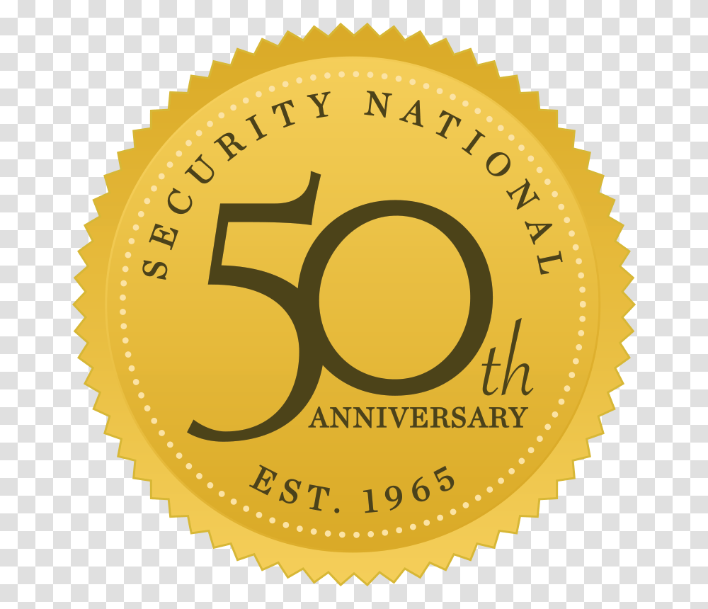 50th Anniversary Logo 50th Class Reunion Class Of, Label, Gold Transparent Png