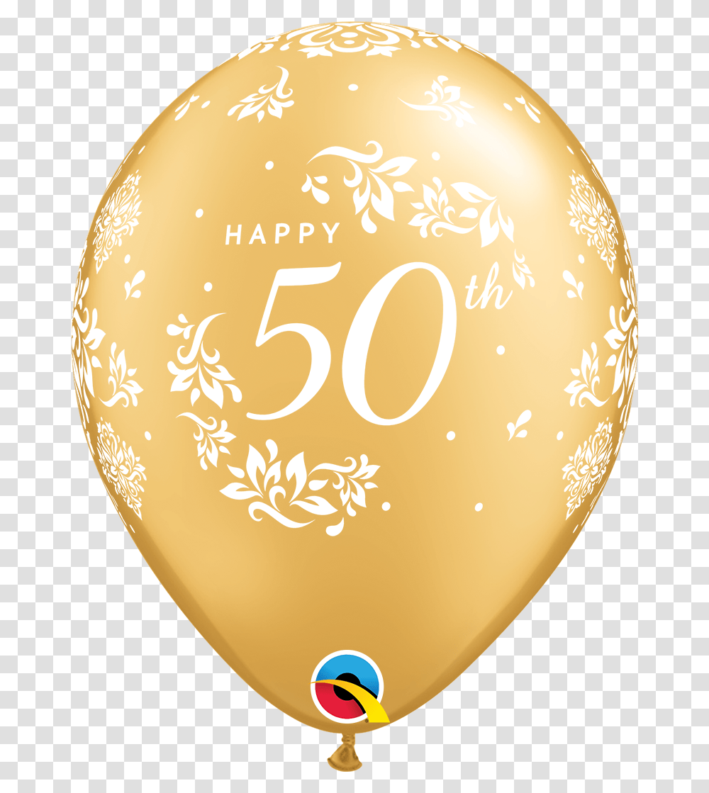 50th Birthday Balloons, Number, Egg Transparent Png