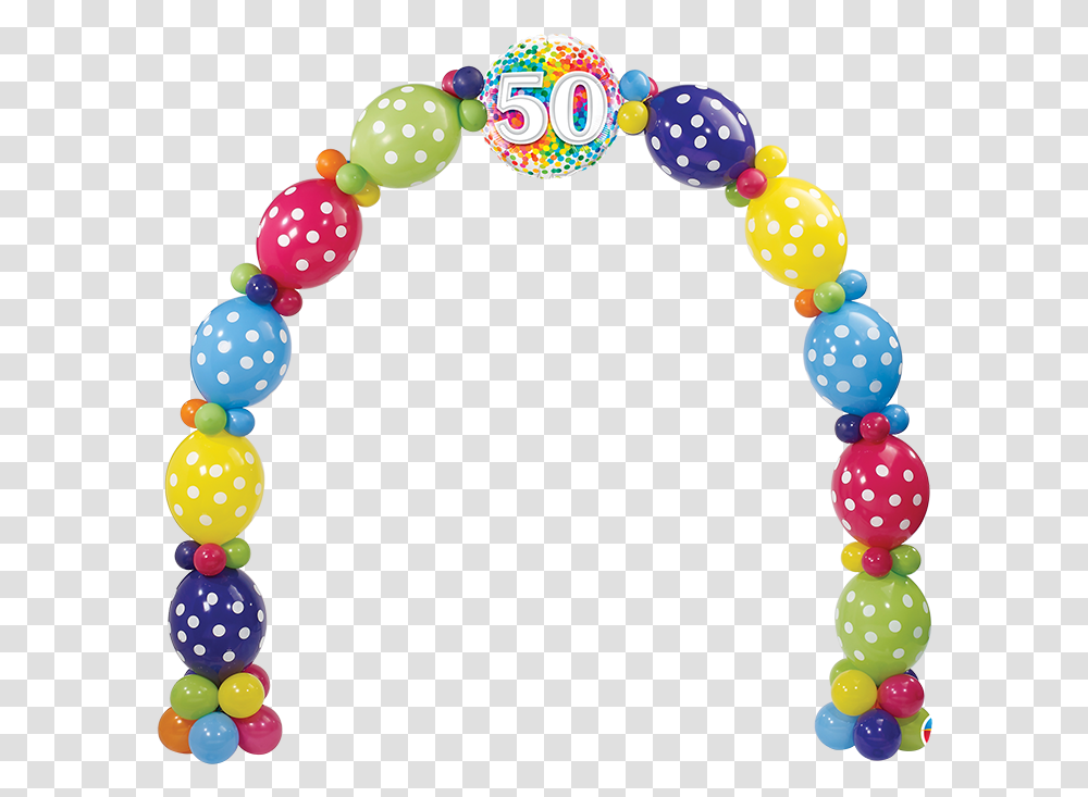 50th Birthday Confetti Arch - Yolo Party Shop Balloon, Bracelet, Jewelry, Accessories, Accessory Transparent Png