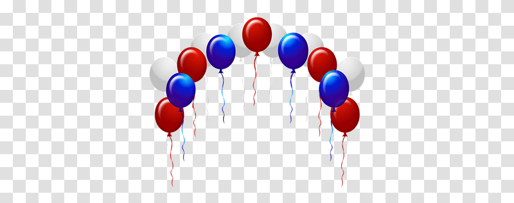 50th Birthday Decorations - Tips For A Memorable Night La Red And Blue Balloons Transparent Png