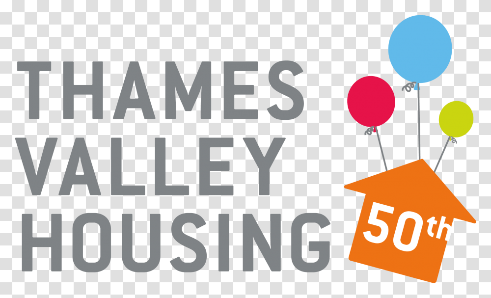 50th Birthday Logo For Website Thames Valley Housing Thames Valley Housing, Number, Symbol, Text, Alphabet Transparent Png