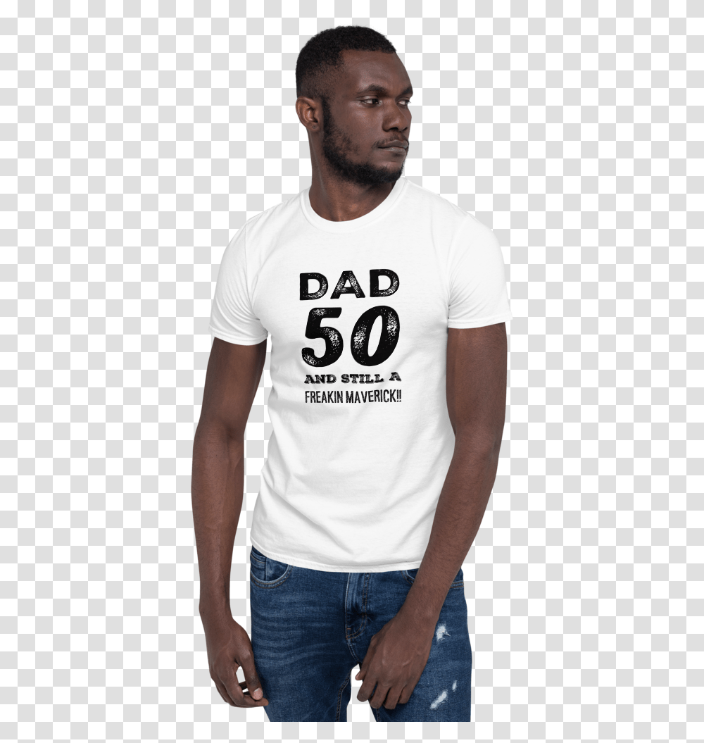 50th Birthday Short Sleeve Mens Cotton Tshirt Dad 50 Covid 1984 Shirt, Clothing, Apparel, Person, Human Transparent Png