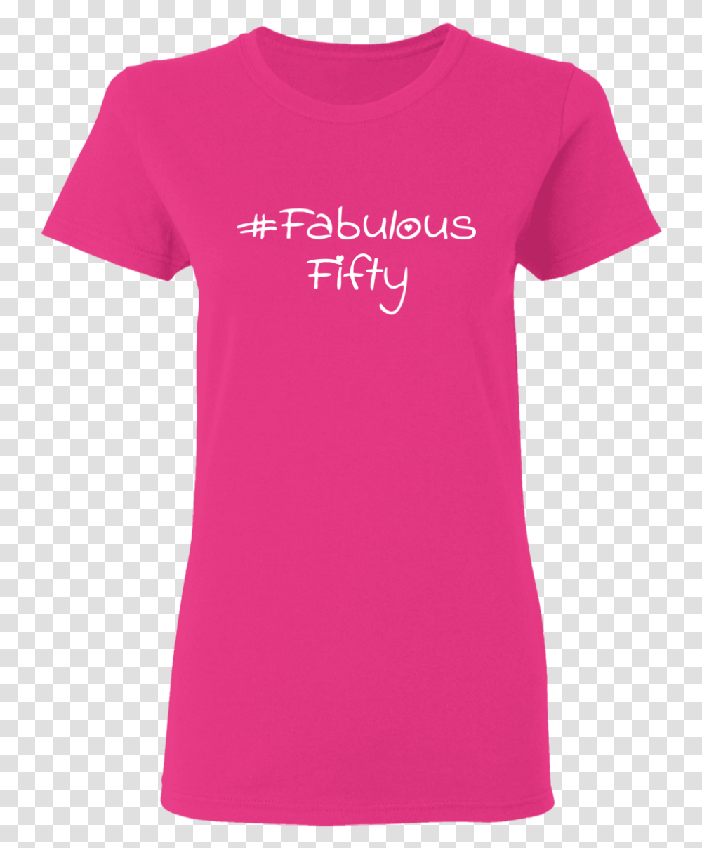 50th Birthday Tee Shirt - Ladies Hashtag Fifty Design 1, Clothing, Apparel, T-Shirt Transparent Png