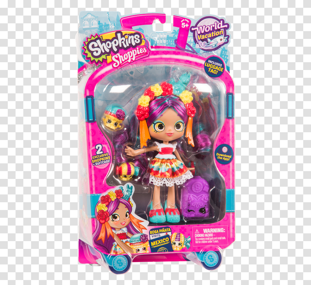 Spkds5 W3 Usa Mexico Rosapinata R Fep Mexico Shopkins, Doll, Toy, Barbie, Figurine Transparent Png