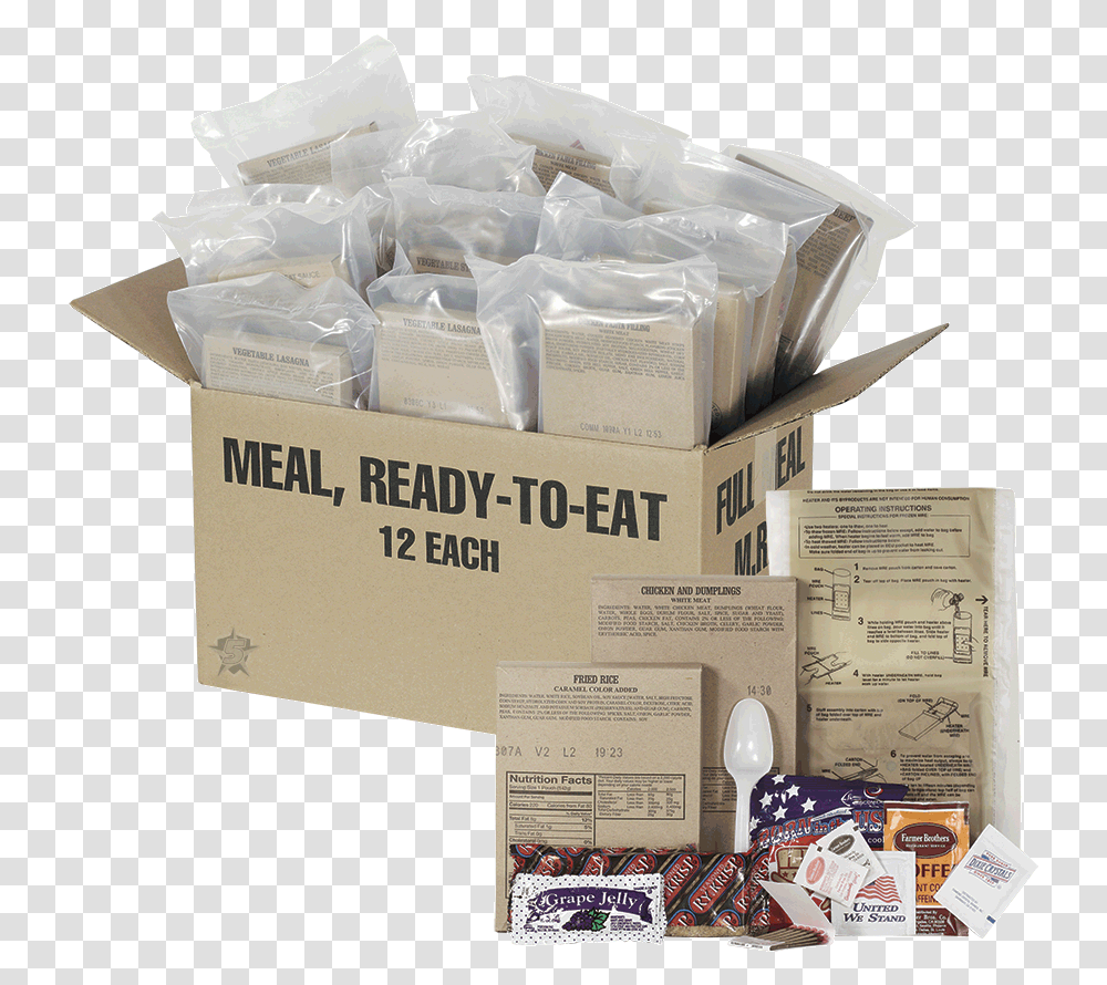 5ive Star Gear Deluxe Field Ready Ration, Box, Cardboard, Carton, Paper Transparent Png