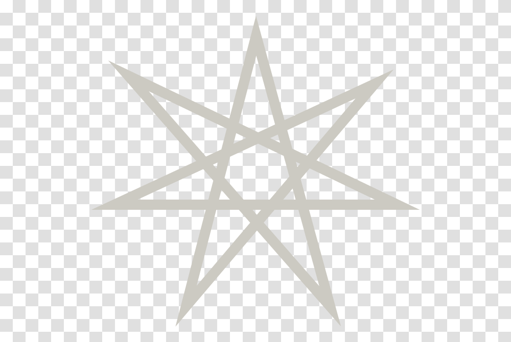 6 Point Star Seven Pointed Star, Star Symbol, Cross Transparent Png