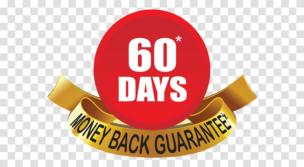 60 Day Money Back Guarantee Circle, Label, Word, Plant Transparent Png