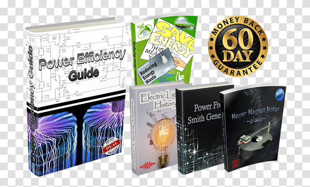 60 Day Money Back Guarantee Power Efficiency Guide Review, Word, File Binder, Burger Transparent Png